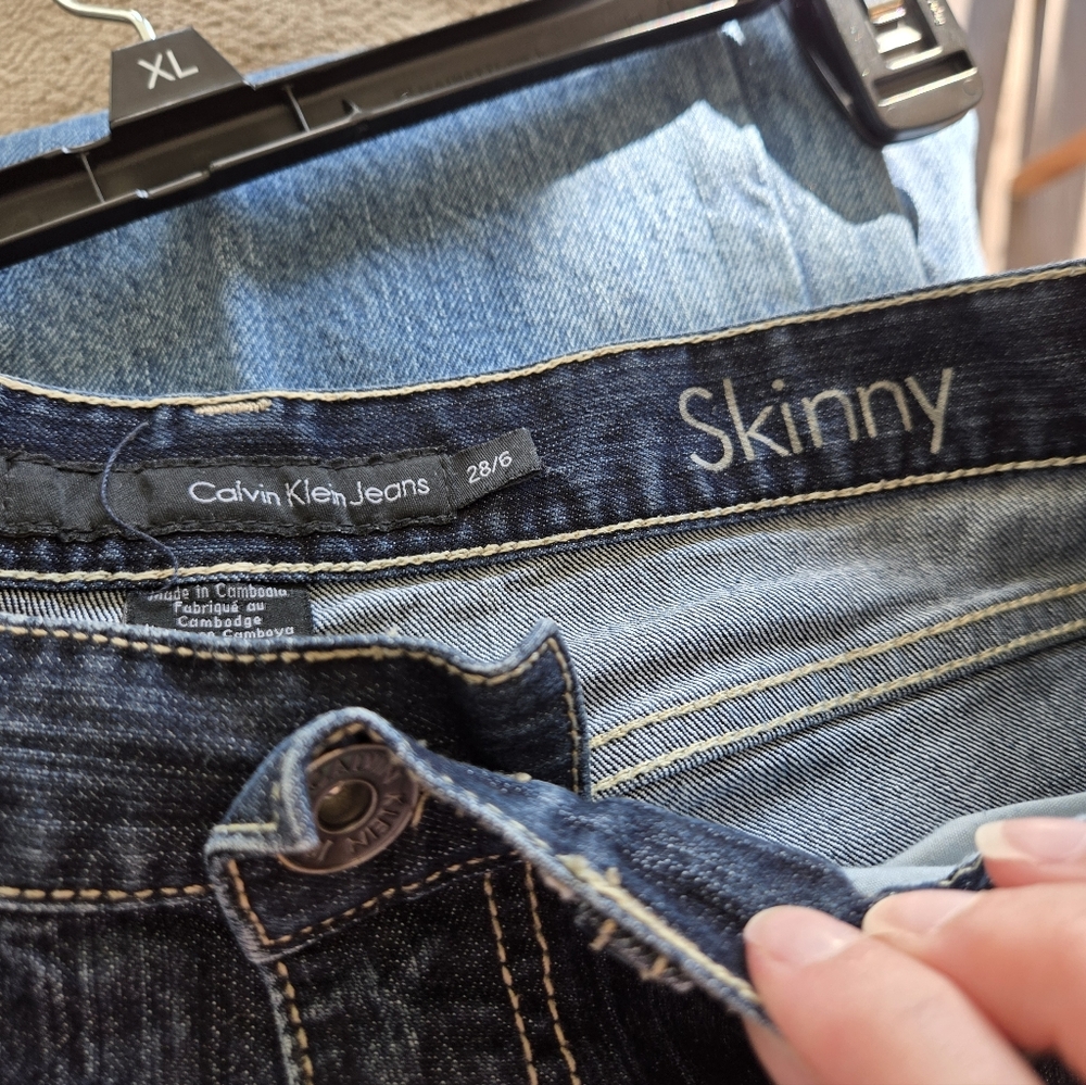 Calvin Klein Jeans Skinny Size 6 / 28 - Picture 6 of 7